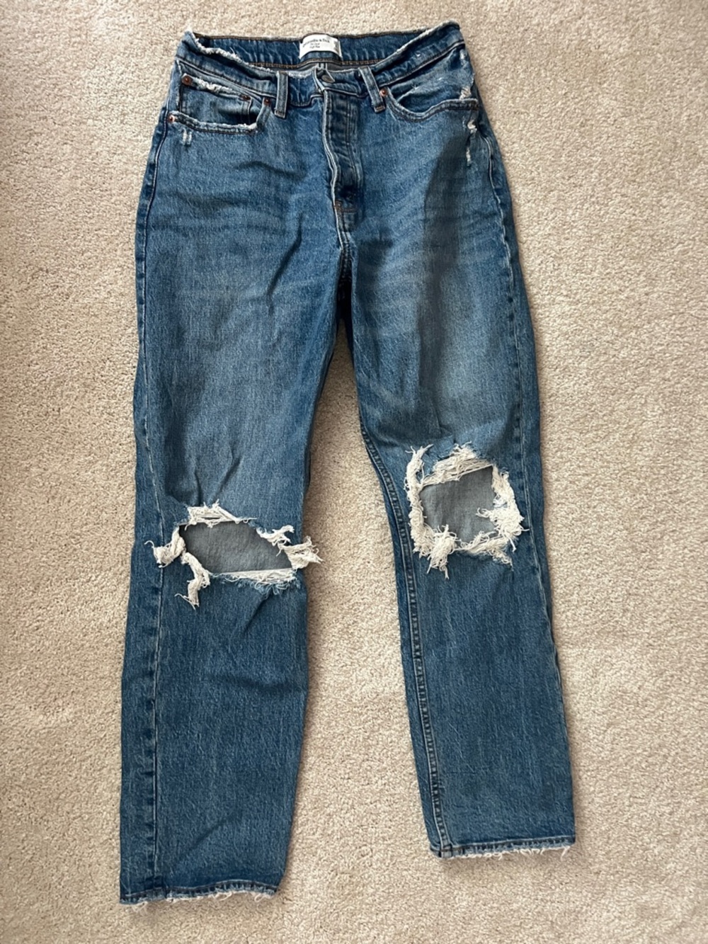 Abercrombie & Fitch The Dad High Rise Jeans